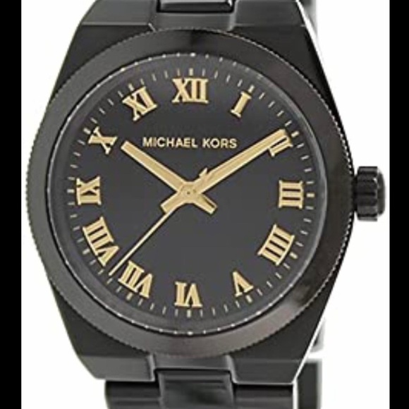 Michael Kors MK6100 Channing Black Watch - Picture 2 of 4